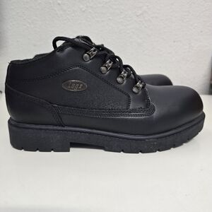 Lugz Men's Mantle Mid Slip Resistant Boots Black Size 8